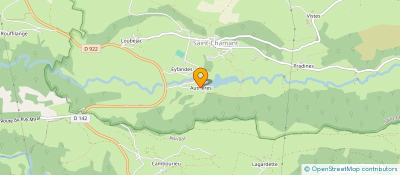 localisation de l'entreprise GROUPEMENT FORESTIER DE MARZES à SAINT-CHAMANT