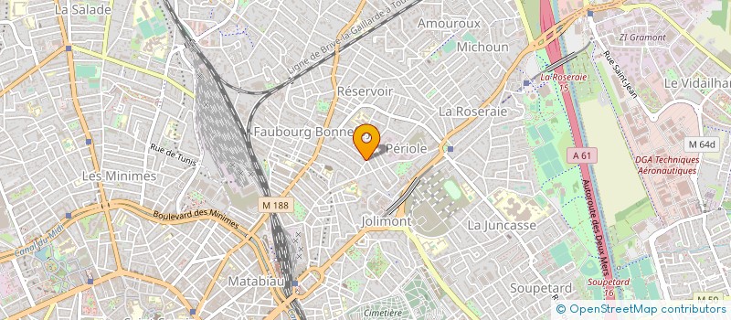 localisation de l'entreprise GROUPEMENT FORESTIER DE MAURESSAC à TOULOUSE