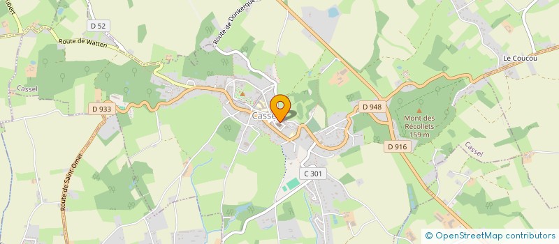 localisation de l'entreprise GROUPEMENT FORESTIER DE MERCKEGHEM  WORMHOUT