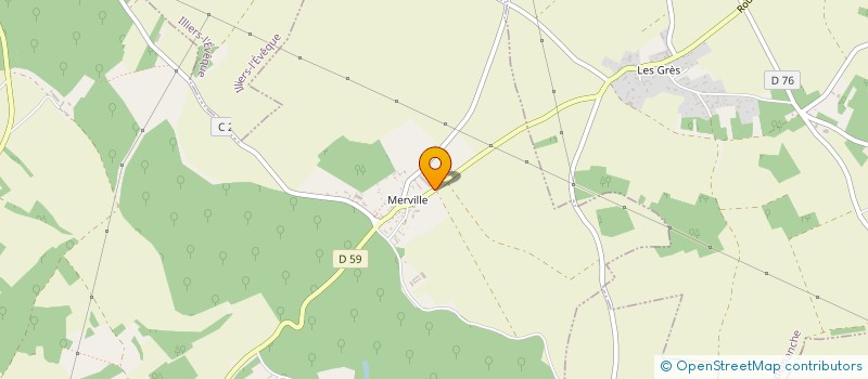 localisation de l'entreprise GROUPEMENT FORESTIER DE MERVILLE à LA MADELEINE-DE-NONANCOURT