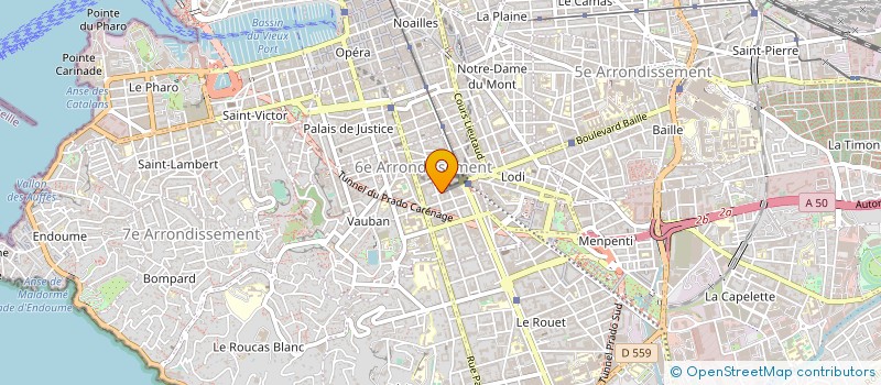 localisation de l'entreprise GROUPEMENT FORESTIER DE METABLE à MARSEILLE