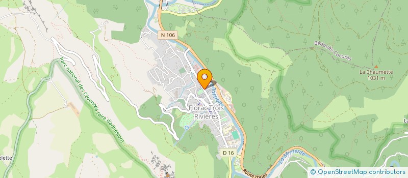 localisation de l'entreprise GROUPEMENT FORESTIER DE MOLEZON à FLORAC TROIS RIVIERES