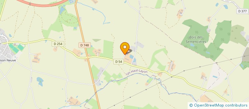 localisation de l'entreprise GROUPEMENT FORESTIER DE MONTI RIGNE  MONTILLIERS