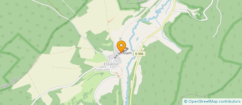 localisation de l'entreprise GROUPEMENT FORESTIER DE MONTSCROIX  ESSAROIS