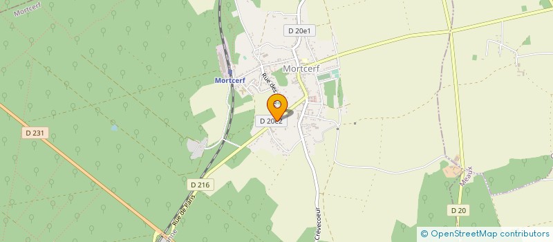 localisation de l'entreprise GROUPEMENT FORESTIER DE MORCERF  MORTCERF