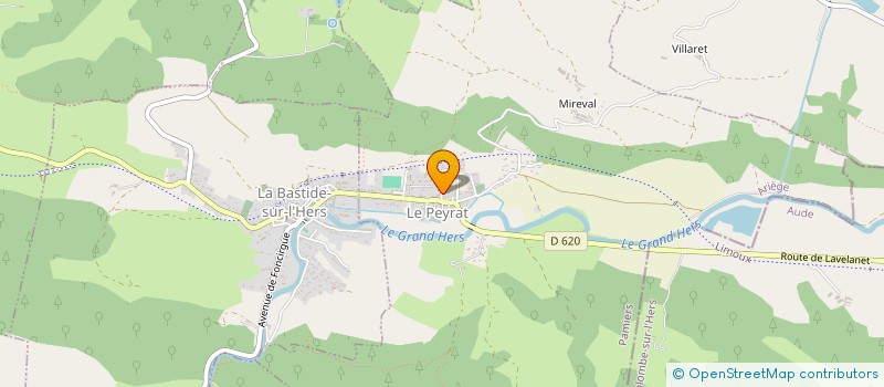 localisation de l'entreprise GROUPEMENT FORESTIER DE MOUSSUR à LE PEYRAT