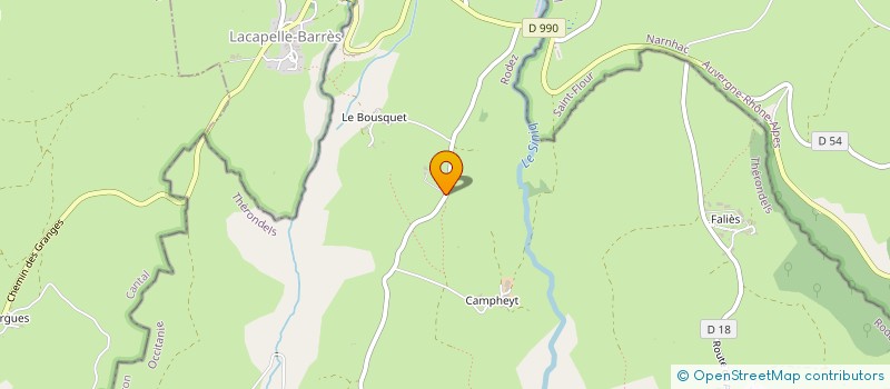 localisation de l'entreprise GROUPEMENT FORESTIER DE MUROLS-ROUENS  MUROLS