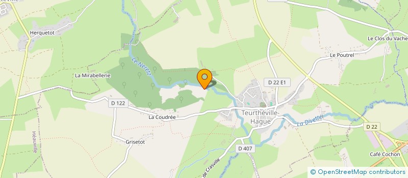 localisation de l'entreprise GROUPEMENT FORESTIER DE NERETZ  TEURTHEVILLE-HAGUE