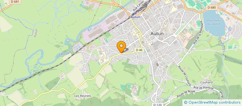 localisation de l'entreprise GROUPEMENT FORESTIER DE NION  AUTUN