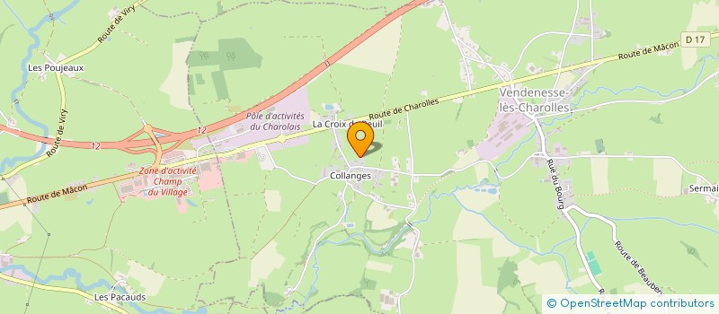 localisation de l'entreprise GROUPEMENT FORESTIER DE PANCEMONT à VENDENESSE-LES-CHAROLLES