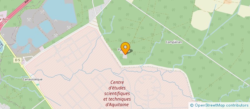 localisation de l'entreprise GROUPEMENT FORESTIER DE PAPALOS  LE BARP