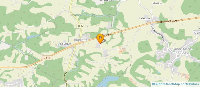 localisation de l'entreprise GROUPEMENT FORESTIER DE PEDEVILLE  SAINT-BARTHELEMY