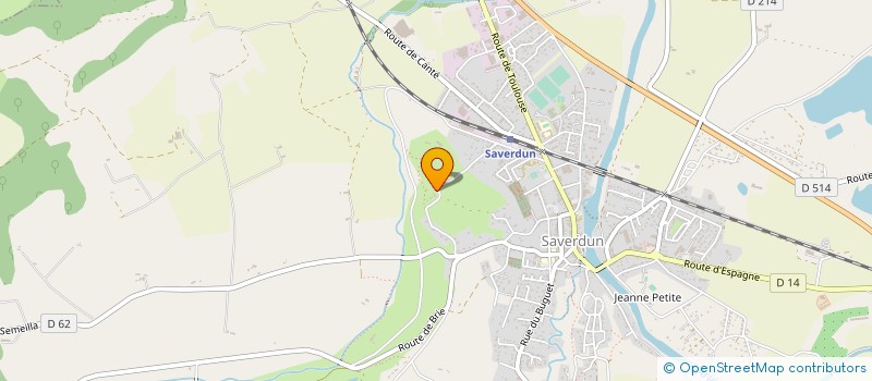 localisation de l'entreprise GROUPEMENT FORESTIER DE POITIERS à SAVERDUN
