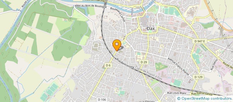 localisation de l'entreprise GROUPEMENT FORESTIER DE POMS  DAX