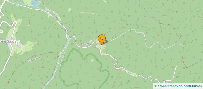 localisation de l'entreprise GROUPEMENT FORESTIER DE POT DE VIN  PETITMONT