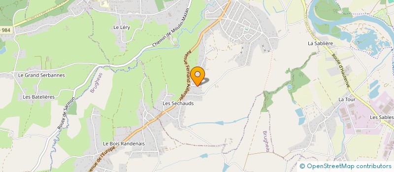 localisation de l'entreprise GROUPEMENT FORESTIER DE POUZAT  SERBANNES