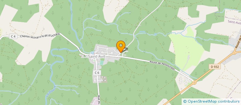 localisation de l'entreprise GROUPEMENT FORESTIER DE PRADERES  SAINT-AVIT