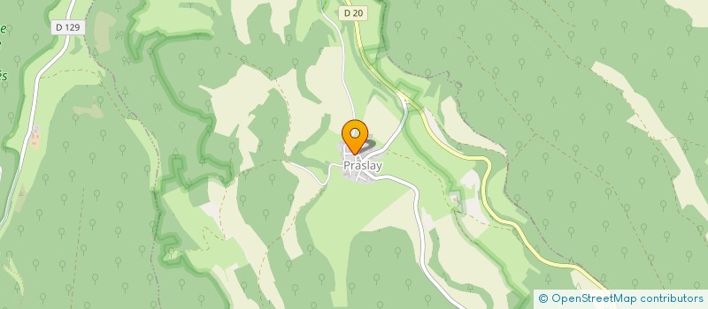 localisation de l'entreprise GROUPEMENT FORESTIER DE PRASLAY à PRASLAY