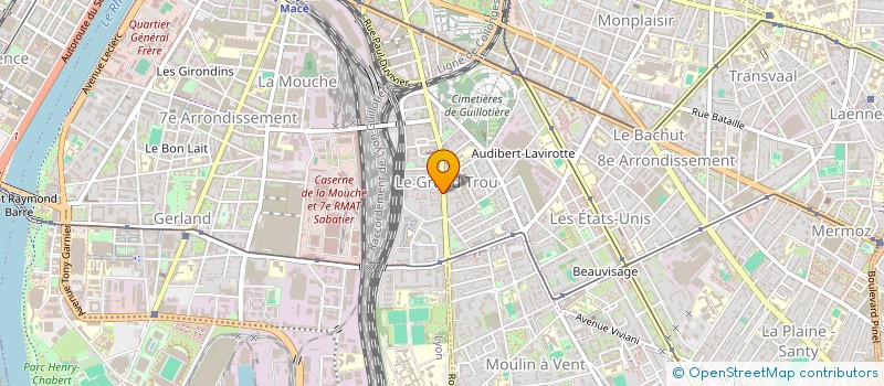 localisation de l'entreprise GROUPEMENT FORESTIER DE RANCHETTE à LYON