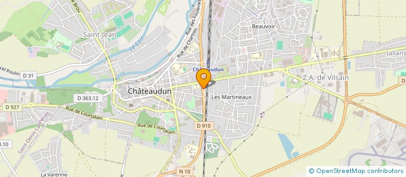 localisation de l'entreprise GROUPEMENT FORESTIER DE ROCHAMBEAU à CHATEAUDUN