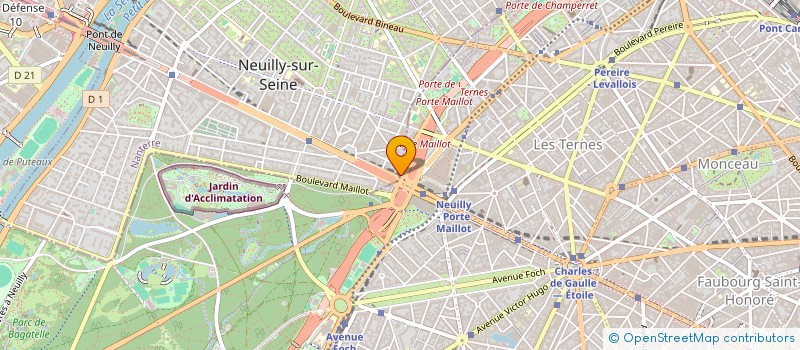 localisation de l'entreprise GROUPEMENT FORESTIER DE SAILLY à NEUILLY-SUR-SEINE