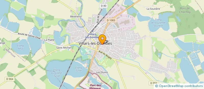 localisation de l'entreprise GROUPEMENT FORESTIER DE SAINT CIRGUES  AMBERIEUX-EN-DOMBES