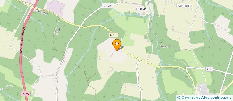 localisation de l'entreprise GROUPEMENT FORESTIER DE SAINT GERMAIN  AUROS