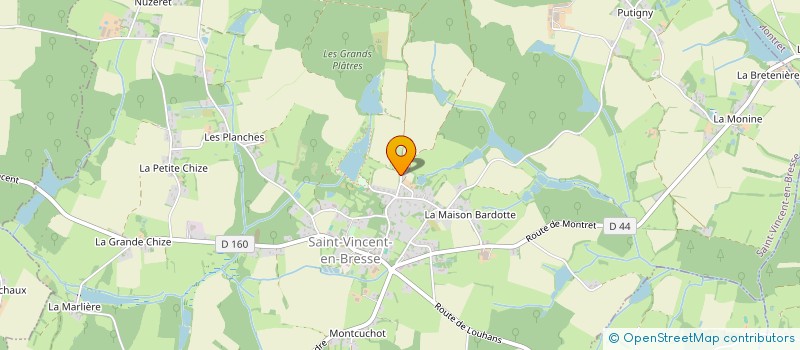 localisation de l'entreprise GROUPEMENT FORESTIER DE SAVIGNY SUR SEILLE  SAVIGNY-SUR-SEILLE