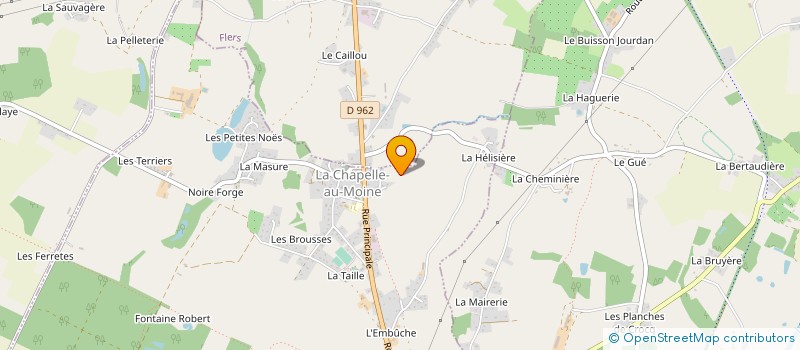 localisation de l'entreprise GROUPEMENT FORESTIER DE SEGRIE FONTAINE à ATHIS-VAL DE ROUVRE