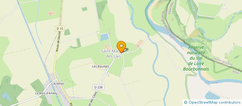 localisation de l'entreprise GROUPEMENT FORESTIER DE SENNEPIN  PARAY-LE-FRESIL