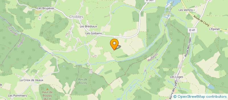 localisation de l'entreprise GROUPEMENT FORESTIER DE SGL à CHIDDES