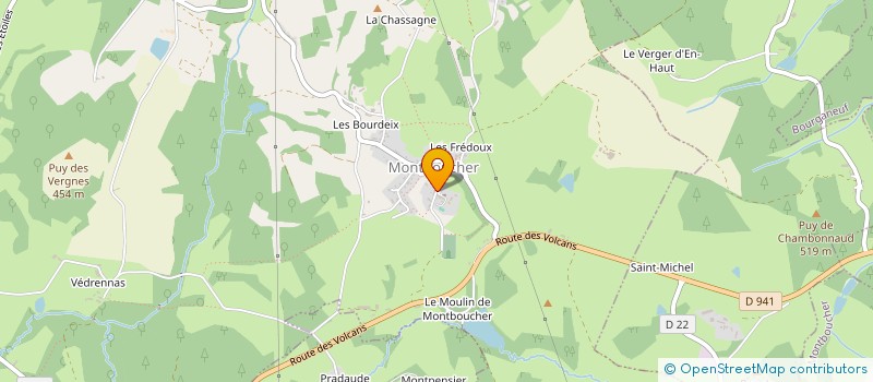localisation de l'entreprise GROUPEMENT FORESTIER DE SOUDANAS à SAINT-PRIEST-PALUS