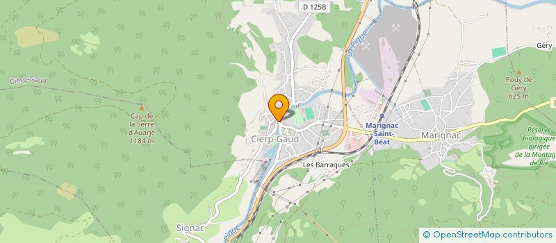 localisation de l'entreprise GROUPEMENT FORESTIER DE SOUESTE  CIERP-GAUD