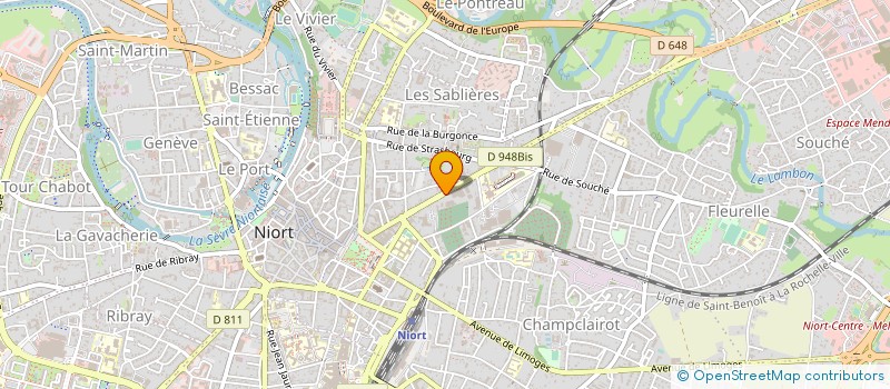localisation de l'entreprise GROUPEMENT FORESTIER DE SUDAIS à NIORT