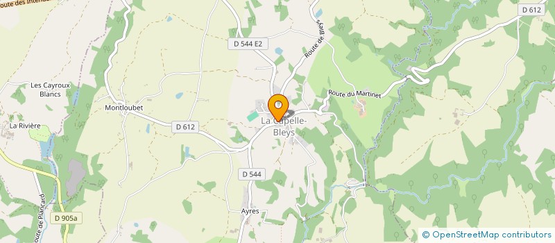 localisation de l'entreprise GROUPEMENT FORESTIER DE SYLVANES  COLOMBIES