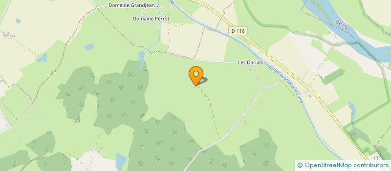 localisation de l'entreprise GROUPEMENT FORESTIER DE TARTANE à NEUVILLE-LES-DECIZE