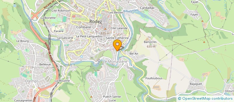 localisation de l'entreprise GROUPEMENT FORESTIER DE TEYSSONNIES  LE MONASTERE