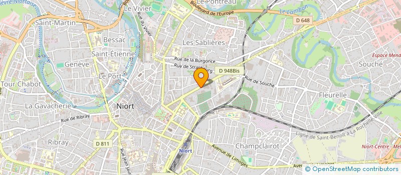 localisation de l'entreprise GROUPEMENT FORESTIER DE THAIX à NIORT