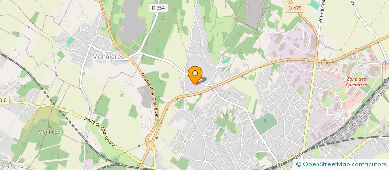 localisation de l'entreprise GROUPEMENT FORESTIER DE THEY à DOLE