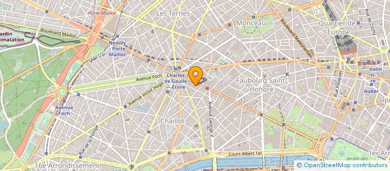 localisation de l'entreprise GROUPEMENT FORESTIER DE THIOUZE à PARIS