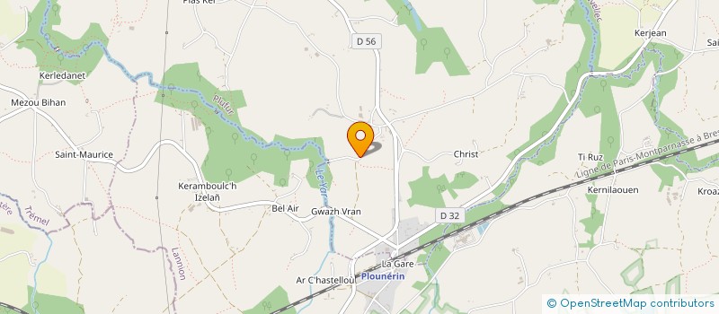 localisation de l'entreprise GROUPEMENT FORESTIER DE TOUL AR LAN à PLESTIN-LES-GREVES