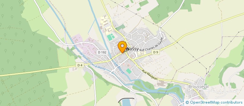 localisation de l'entreprise GROUPEMENT FORESTIER DE VEAUCLAIRE à WASSY