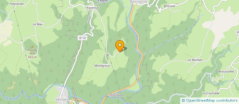 localisation de l'entreprise GROUPEMENT FORESTIER DE VERCHALLES-CHEYSSAC à VEBRET