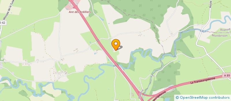 localisation de l'entreprise GROUPEMENT FORESTIER DE VERNOEUIL  POMMIERS-EN-FOREZ