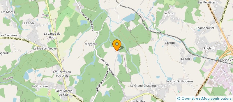 localisation de l'entreprise GROUPEMENT FORESTIER DE VIEILLECOUR à NIEUL