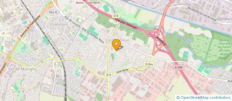 localisation de l'entreprise GROUPEMENT FORESTIER DELIGNY  CORMONTREUIL