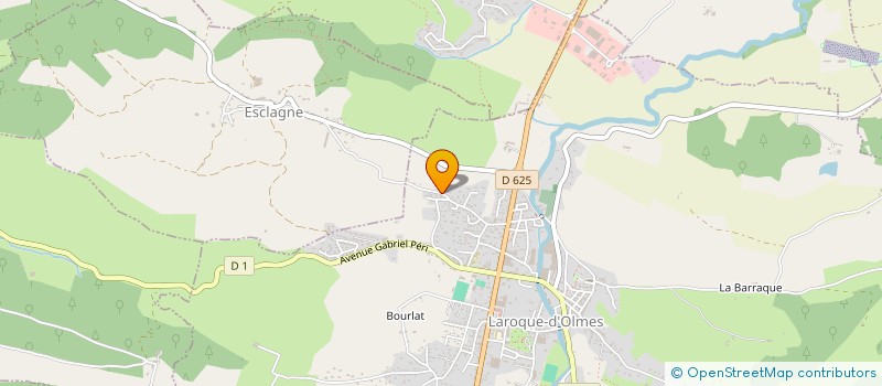 localisation de l'entreprise GROUPEMENT FORESTIER DES 2 A à LAROQUE-D'OLMES