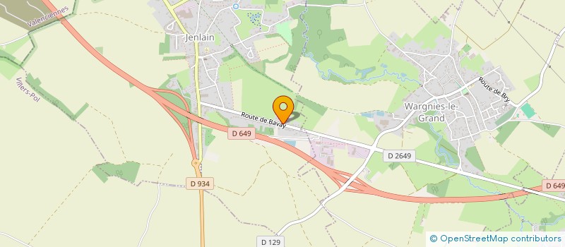 localisation de l'entreprise GROUPEMENT FORESTIER DES 3D à JENLAIN