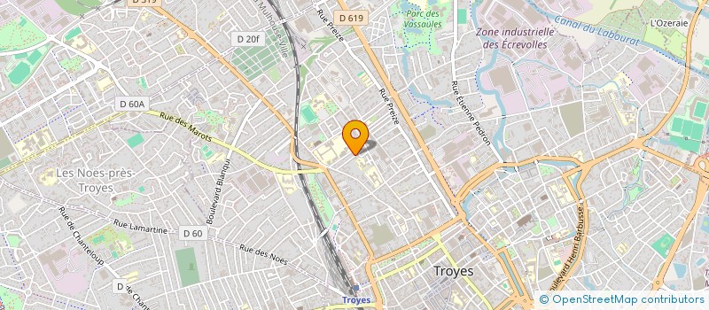 localisation de l'entreprise GROUPEMENT FORESTIER DES ABBESSES  TROYES