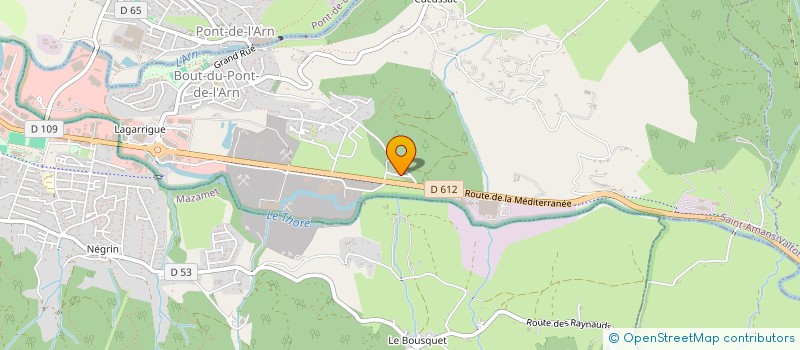 localisation de l'entreprise GROUPEMENT FORESTIER DES ALBERTS  BOUT-DU-PONT-DE-L ARN